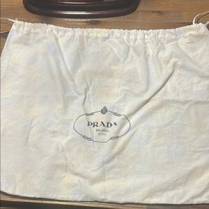 Prada White Dust Bag